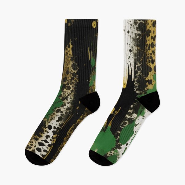 Item preview, Green splash cheetah print  designed and sold by Roxburylane.