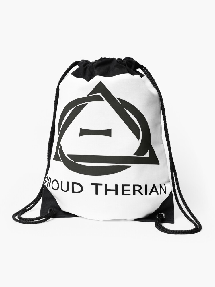 Theta-Delta Therian Symbol Therianthropy WHITE PROUD THERIAN Art Board  Print for Sale by PD Therian