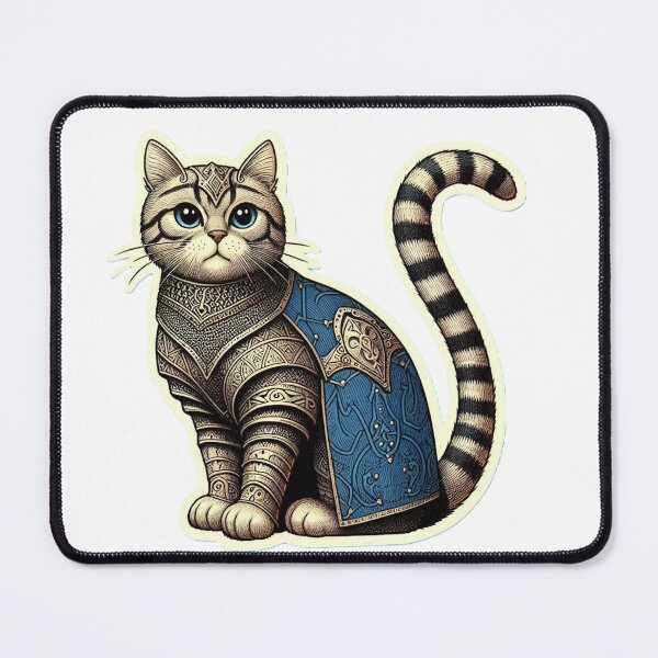 Item preview, medieval cat designed and sold by Greydate.
