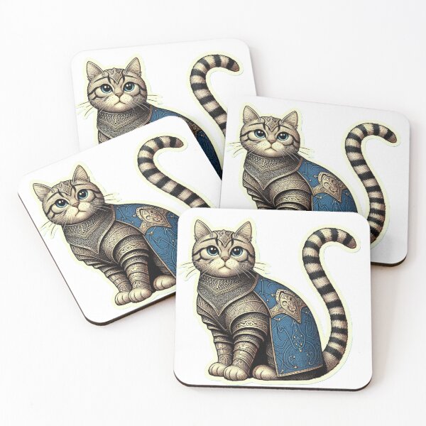 Item preview, medieval cat designed and sold by Greydate.
