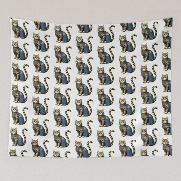 Item preview, medieval cat designed and sold by Greydate.