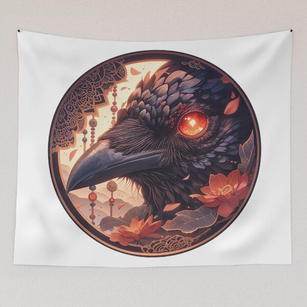 Item preview, Crow Red Lotus designed and sold by CalyCollab.