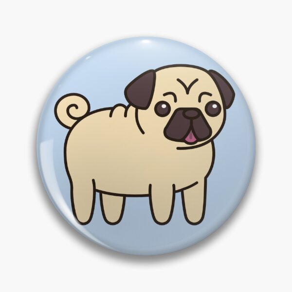 Item preview, Cute Pug (Standing Ver. 2) designed and sold by AbbyBlakey.