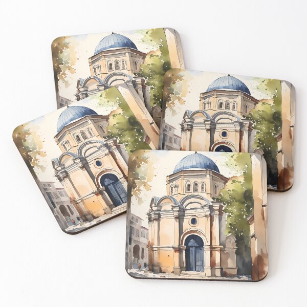 Item preview, 1.AD Old Church in Constantinople In Watercolours  designed and sold by fluidwatercolor.