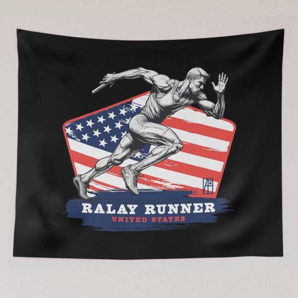 Item preview, RALAY RUNNER - USA - SPORT SQUAD - 1 designed and sold by ArtProjectShop.