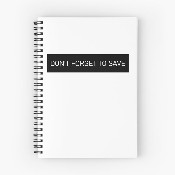 Item preview, Don't Forget To Save designed and sold by HiddenStar02.