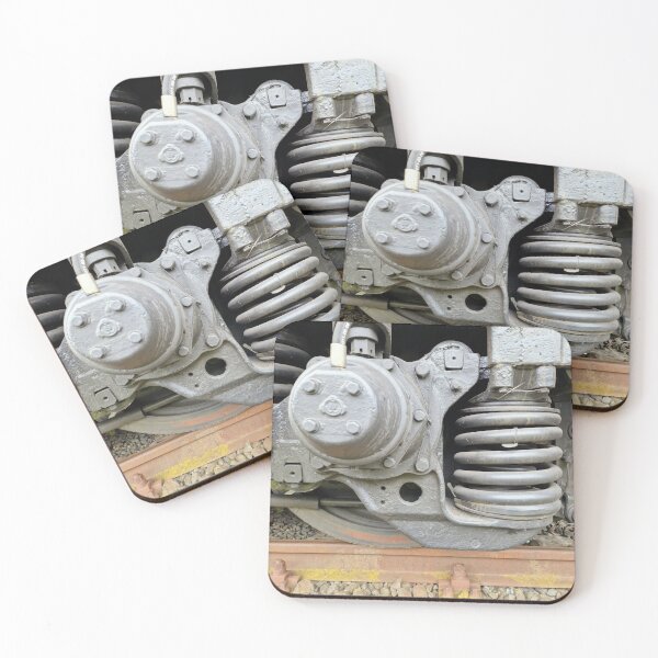 Item preview, Diesel Locomotive Wheel and Spring on Rusty Rail designed and sold by Gaboro.