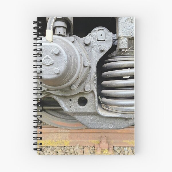 Item preview, Diesel Locomotive Wheel and Spring on Rusty Rail designed and sold by Gaboro.