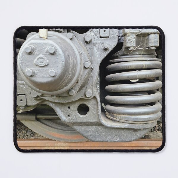 Item preview, Diesel Locomotive Wheel and Spring on Rusty Rail designed and sold by Gaboro.