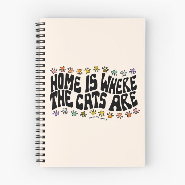 Item preview, Home Is Where The Cats Are designed and sold by doodlebymeg.