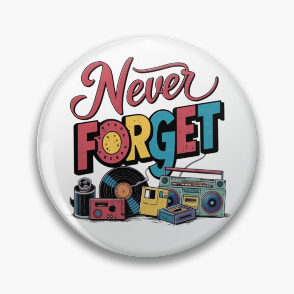 Item preview, Never Forget Retro Technology designed and sold by AzuleAllureShop.