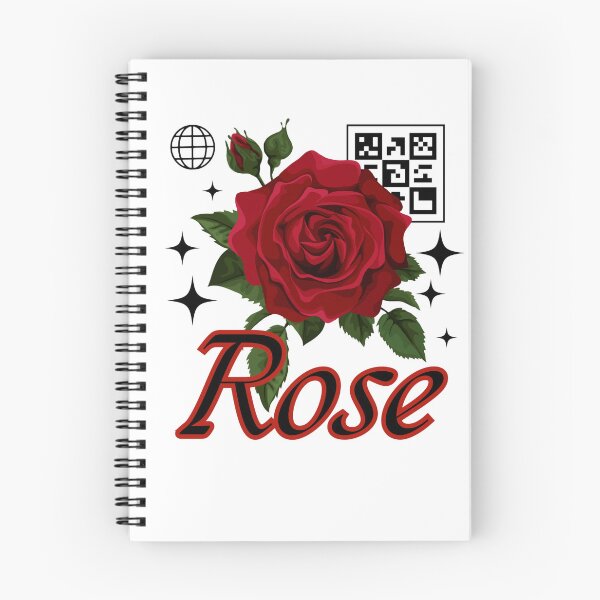 Item preview, Red Rose with Black Text designed and sold by AveryZi.