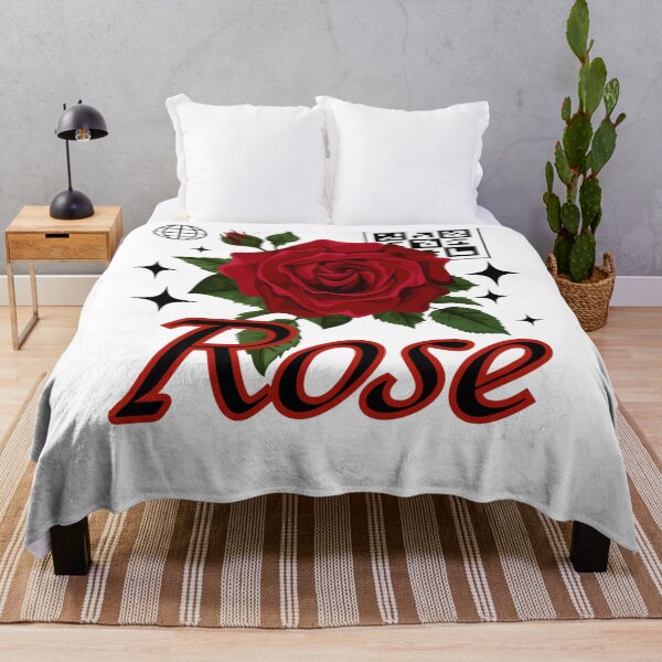 Item preview, Red Rose with Black Text designed and sold by AveryZi.