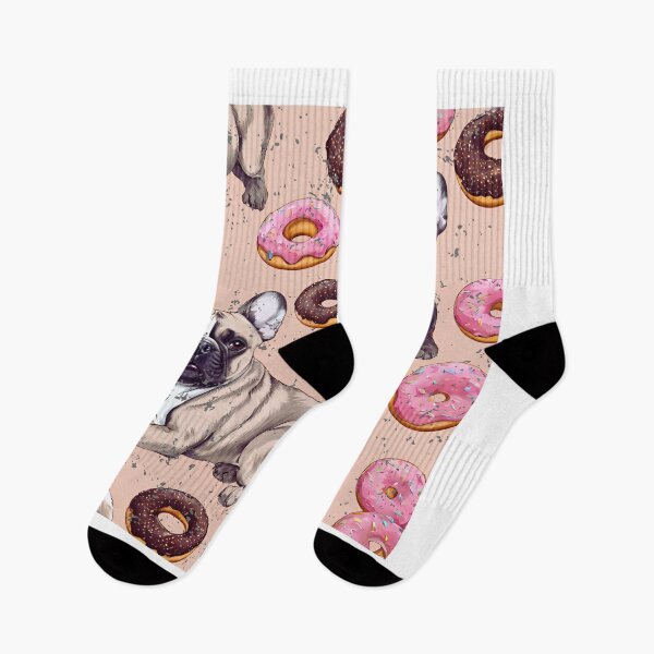 Item preview, French bulldog donuts designed and sold by Abelievingheart.
