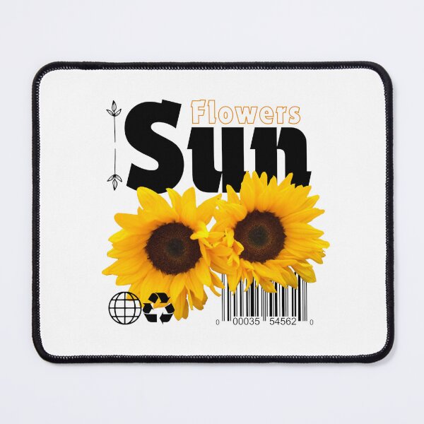 Item preview, Sunflowers with Black Text  designed and sold by AveryZi.