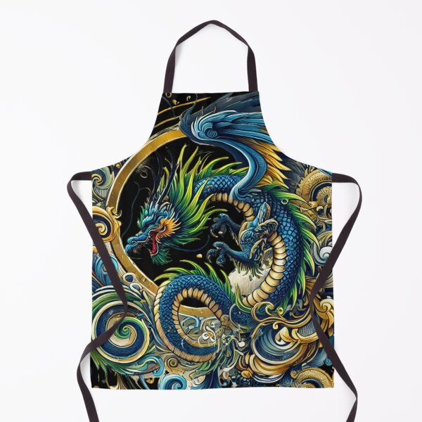 Item preview, Majestic Dragon in Abstract Swirls designed and sold by TeslaSt0re.