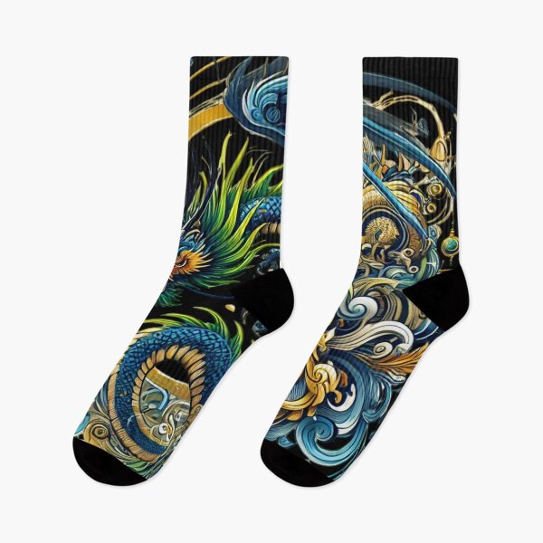 Item preview, Majestic Dragon in Abstract Swirls designed and sold by TeslaSt0re.