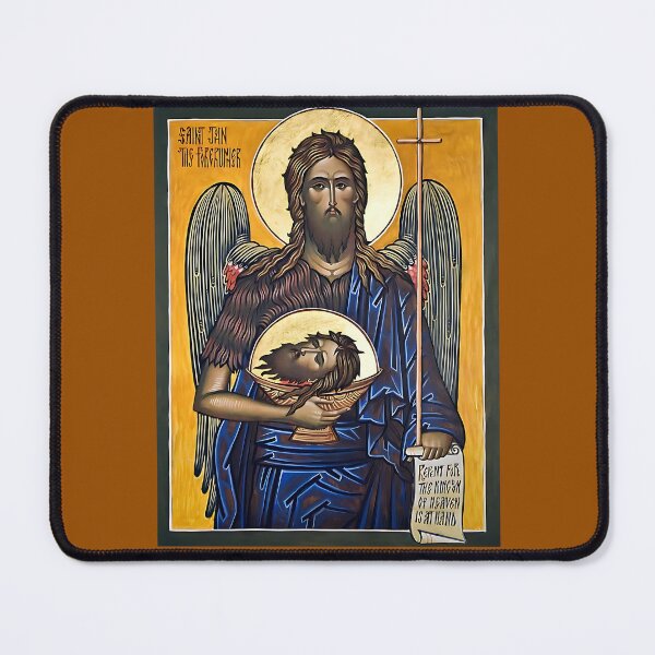 Item preview, Saint John The Baptist, aka The Baptizer - Greek Orthodox Art designed and sold by zptees.