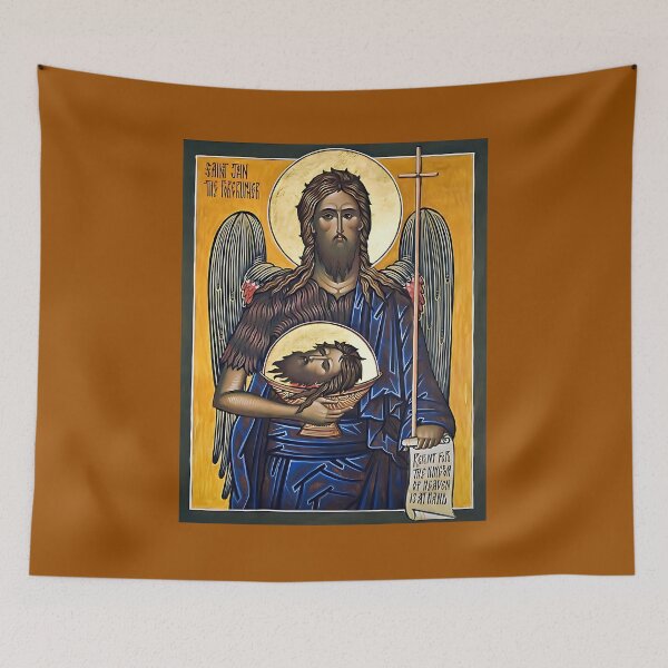 Item preview, Saint John The Baptist, aka The Baptizer - Greek Orthodox Art designed and sold by zptees.