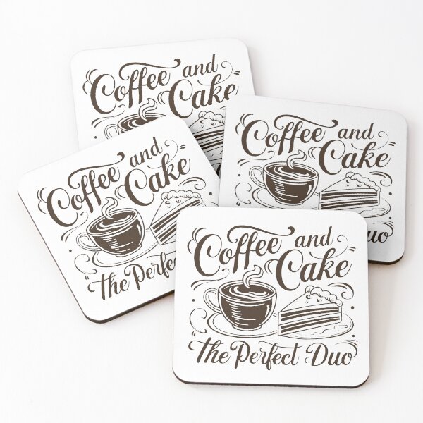 Item preview, Coffee And Cake - The Perfect Duo. designed and sold by MrERNST.