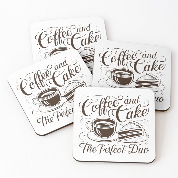 Item preview, Coffee And Cake - The Perfect Duo. designed and sold by MrERNST.