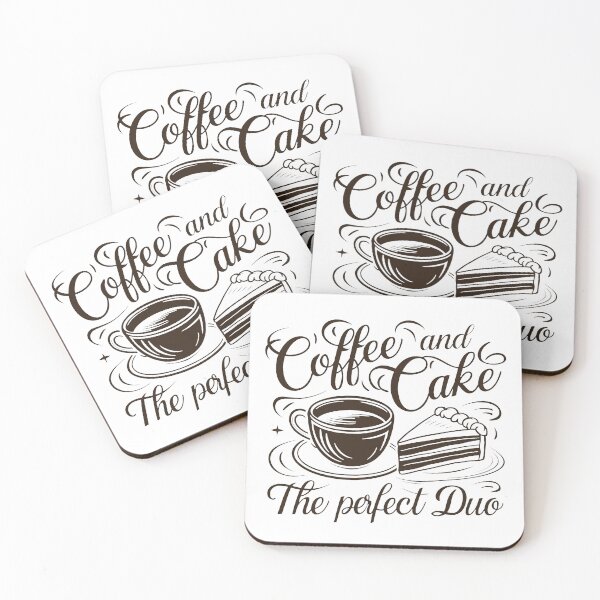 Item preview, Coffee And Cake - The Perfect Duo. designed and sold by MrERNST.