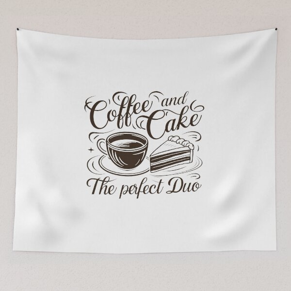 Item preview, Coffee And Cake - The Perfect Duo. designed and sold by MrERNST.