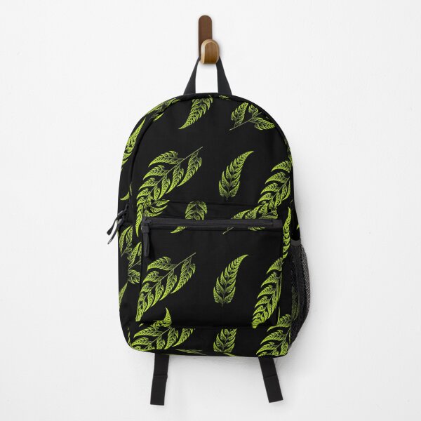 Item preview, Green fern leaves on black designed and sold by TerenceLacey.