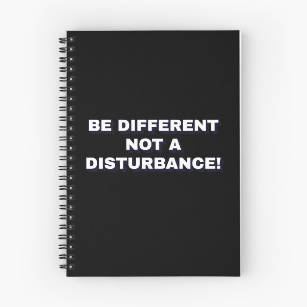 Item preview, Be Different Not A Disturbance! designed and sold by signshirtz.
