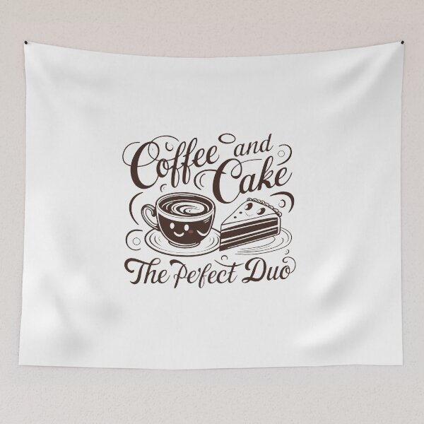 Item preview, Coffee And Cake - The Perfect Duo. designed and sold by MrERNST.