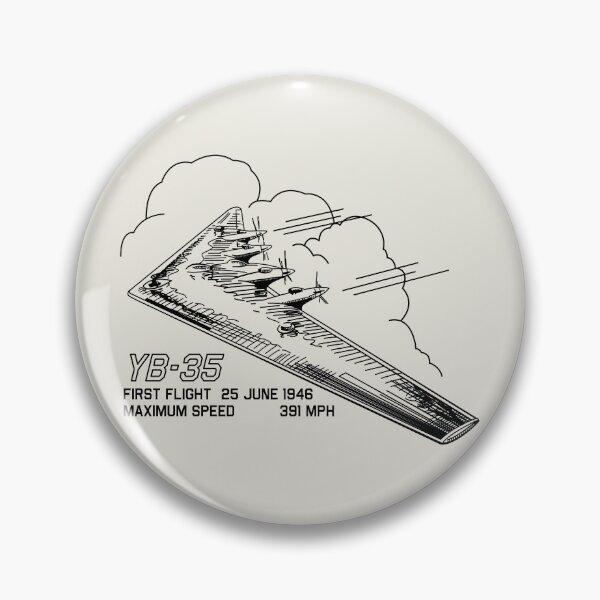 Item preview, YB-35 Flying Wing Bomber Plane in Clouds designed and sold by MilitaryMart.
