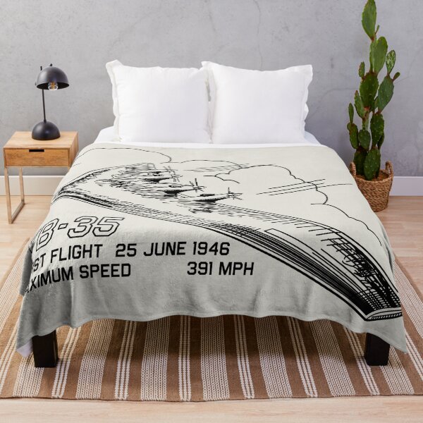 Item preview, YB-35 Flying Wing Bomber Plane in Clouds designed and sold by MilitaryMart.