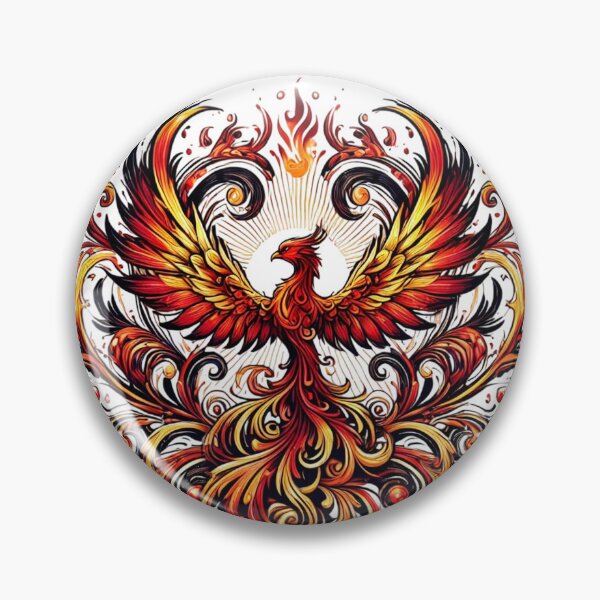 Item preview, Fiery Phoenix Rising from Flames designed and sold by TeslaSt0re.