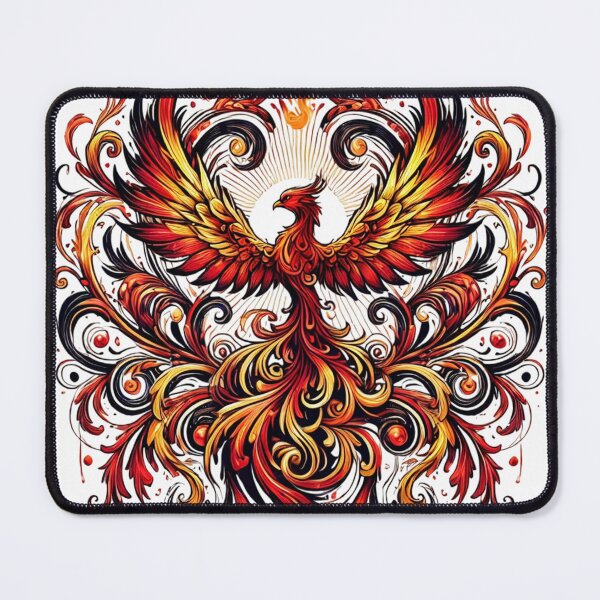 Item preview, Fiery Phoenix Rising from Flames designed and sold by TeslaSt0re.