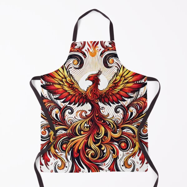 Item preview, Fiery Phoenix Rising from Flames designed and sold by TeslaSt0re.