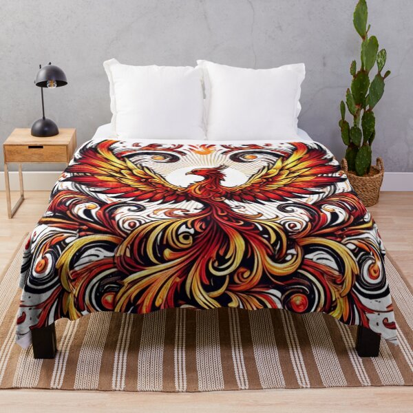 Item preview, Fiery Phoenix Rising from Flames designed and sold by TeslaSt0re.