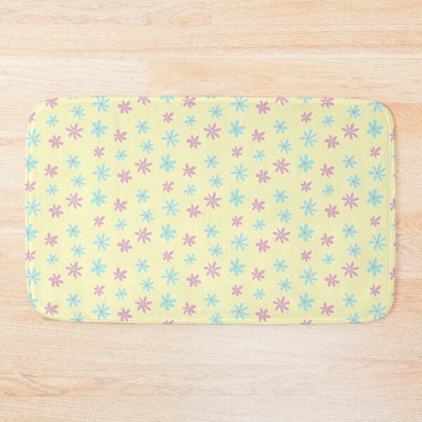 Item preview, Pink and blue daisy flowers designed and sold by Abby B.