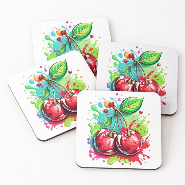 Item preview, cherries grafitti  designed and sold by jkrphoto.
