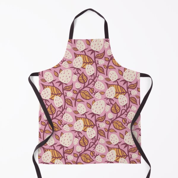 Item preview, Strawberry fields pattern in pink, yellow designed and sold by Miss-Belle.
