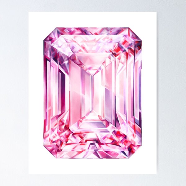 Item preview, Rose quartz, Pink quartz  Gemstone Hand-Painted Artwork designed and sold by AmberSunArt.