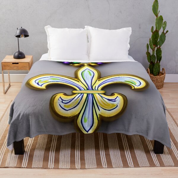 Item preview, Simple Purple, Gold, Green Fleur de Lis designed and sold by BougieSouthern.