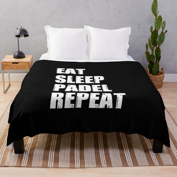 Item preview, Padel Tennis Gift Eat Sleep Padel Repeat Funny Padel Player designed and sold by Captain Mood.