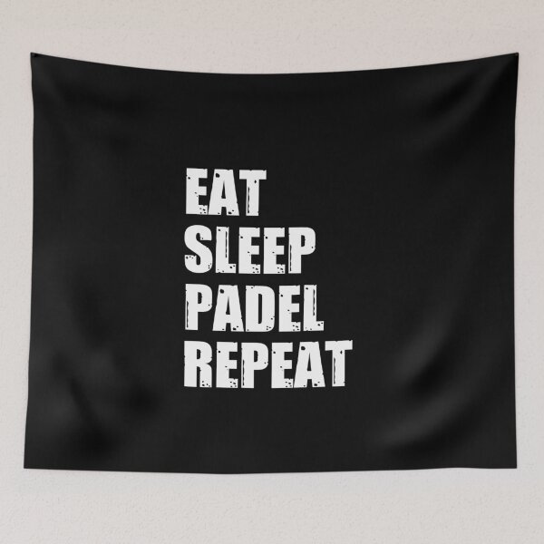 Item preview, Padel Tennis Gift Eat Sleep Padel Repeat Funny Padel Player designed and sold by Captain Mood.