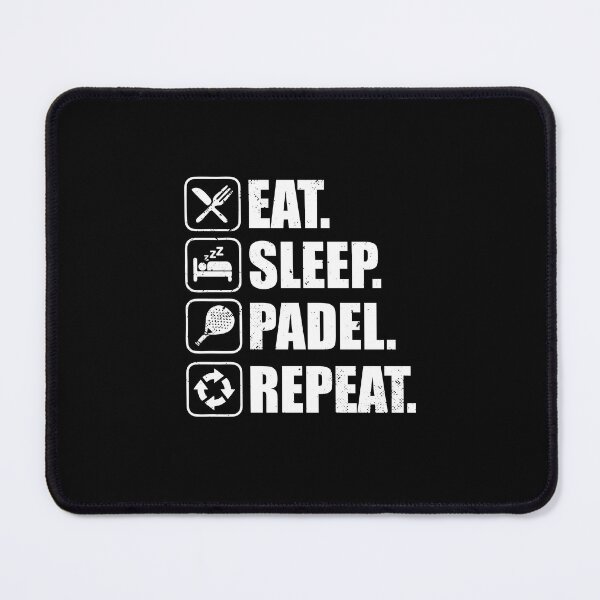 Item preview, Padel Tennis Gift Eat Sleep Padel Repeat Funny Padel Player designed and sold by Captain Mood.
