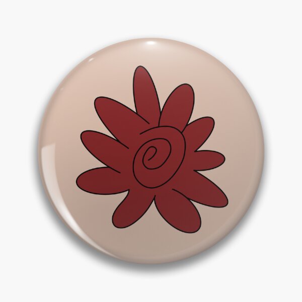 Item preview, Boho Red Flower designed and sold by OldSoulKraft.
