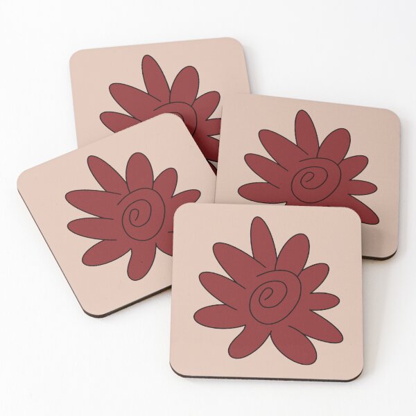 Item preview, Boho Red Flower designed and sold by OldSoulKraft.