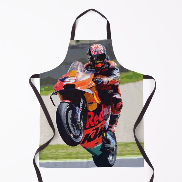 Item preview, Johann Zarco making a wheelie after the Italian Grand Prix at Mugello watercolor designed and sold by Rodissimus1984.