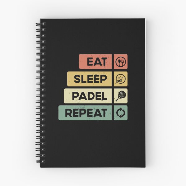 Item preview, Padel Tennis Gift Eat Sleep Padel Repeat Funny Padel Player designed and sold by Captain Mood.