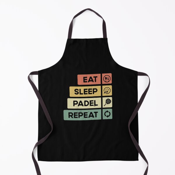 Item preview, Padel Tennis Gift Eat Sleep Padel Repeat Funny Padel Player designed and sold by Captain Mood.