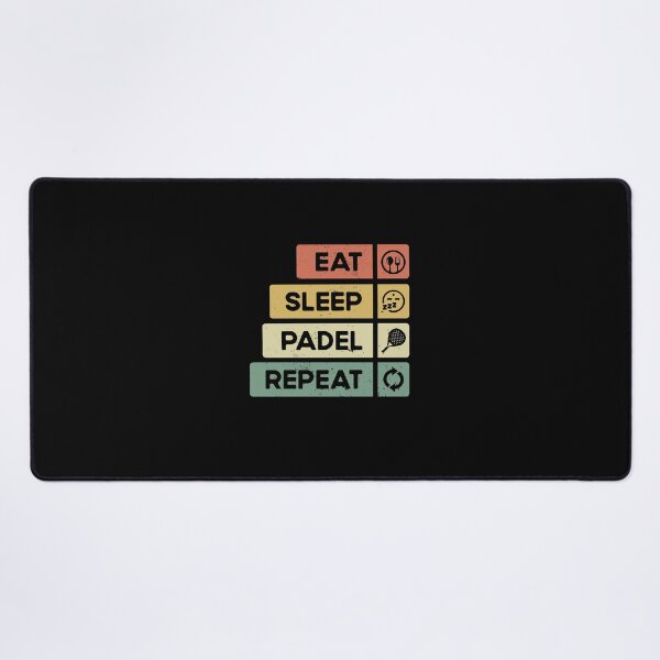 Item preview, Padel Tennis Gift Eat Sleep Padel Repeat Funny Padel Player designed and sold by Captain Mood.